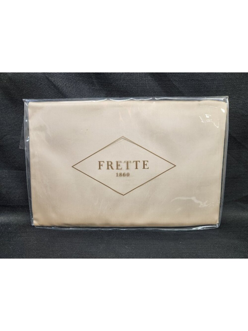 Frette Cotone Queen Fitted Sheet 61 In x 81 In 100% Cotton Beige NEW WITH TAGS!